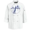 Eight Knot Button Chef Coat with Thermometer Pocket Thumbnail