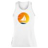 Women's Solid Racerback Tank Top Thumbnail