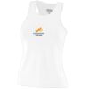 Girls Poly/Spandex Solid Racerback Tank Thumbnail