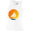 Girls Poly/Spandex Solid Racerback Tank Thumbnail